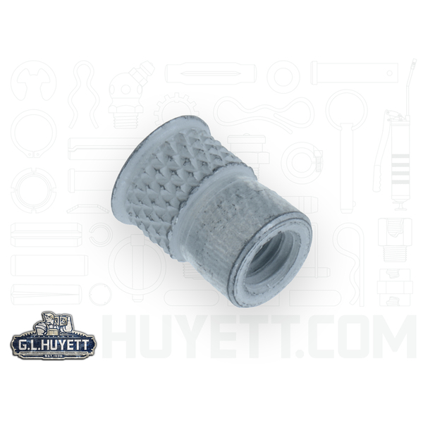 G.L. Huyett Rivet Nut, 1/4"-20 Thread Size, 0.415 in Flange Dia., .515 in L, Steel BTI-AWS9T-420/B